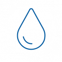 Icoon van een waterdruppel.