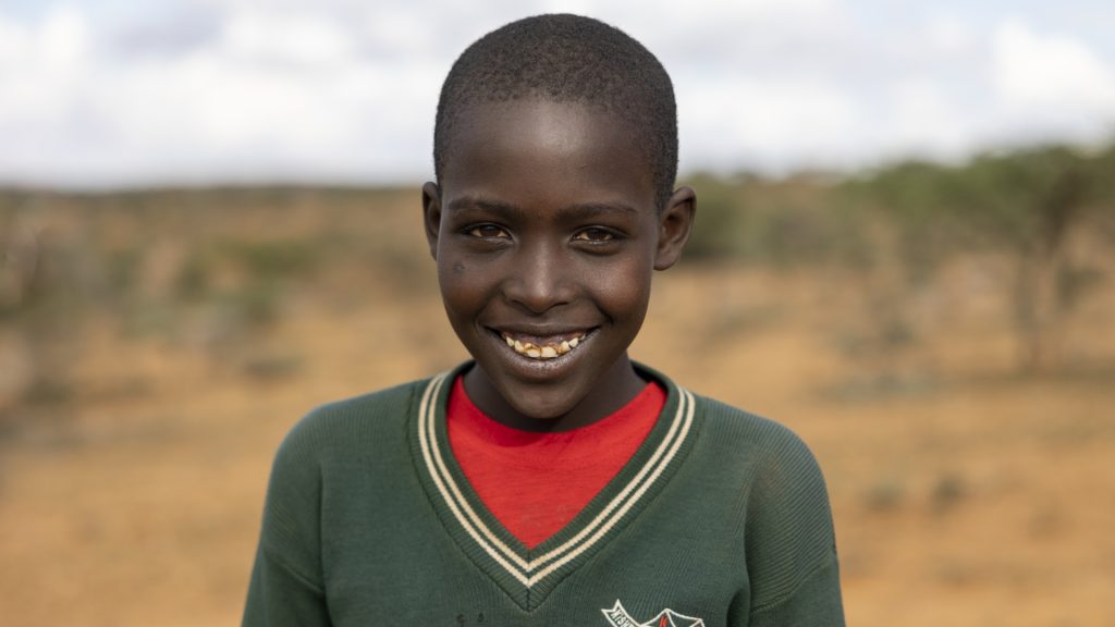 Matayian, zoon van Katerina, is opgenomen in een Compassion project.