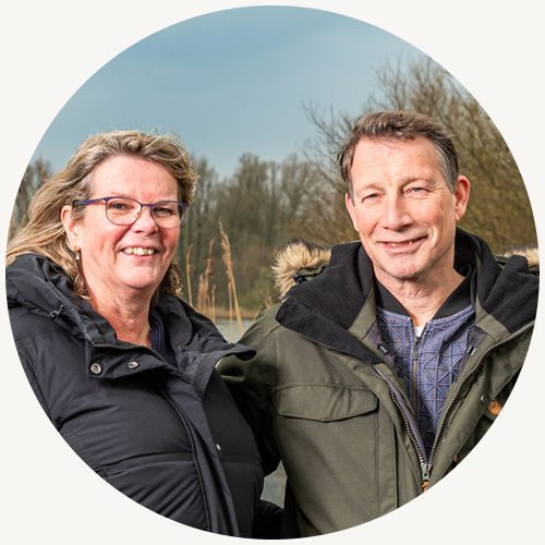 Sponsors Adrie en Ellis van der Have.
