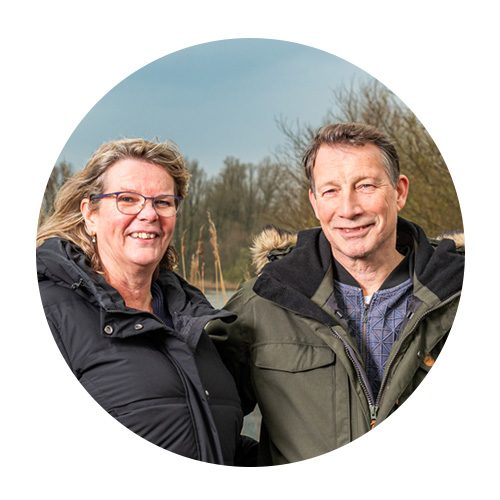 Sponsors Adrie en Ellis van der Have.
