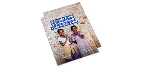 De algemene brochure van Compassion Nederland. 