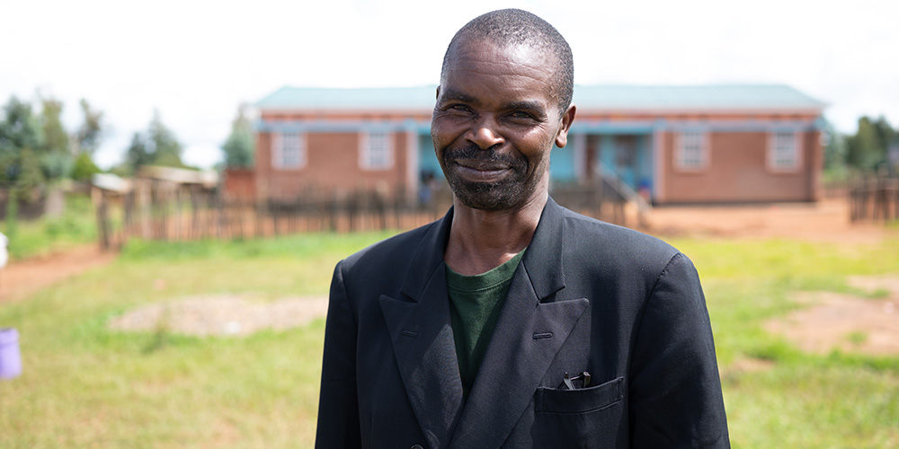 Portret van pastor Arren uit Malawi.